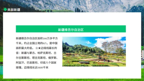 新疆棉花美丽新疆动态通用PPT模板