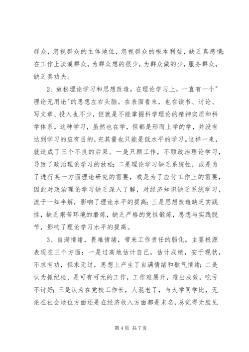 市委书记党性分析材料.docx