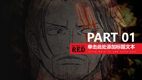 海贼王日本动漫主题通用PPT模板