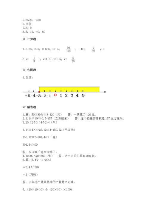 小升初六年级期末试卷（能力提升）word版.docx