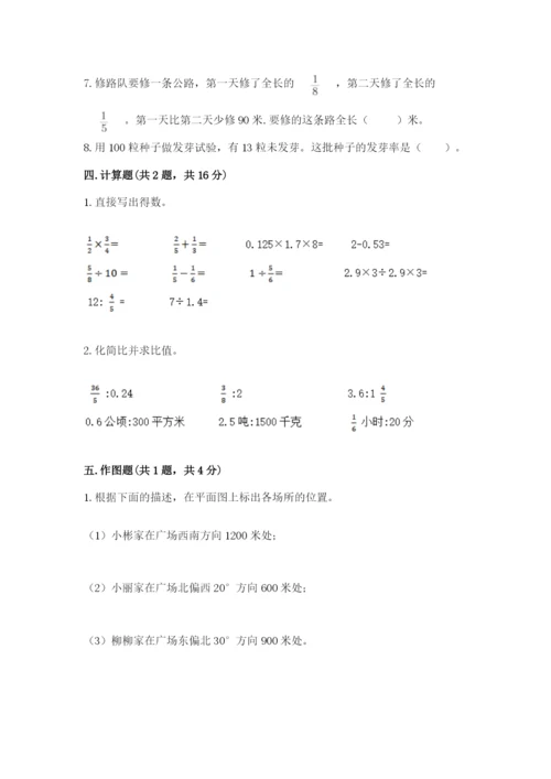 小学数学六年级上册期末卷（名师推荐）word版.docx