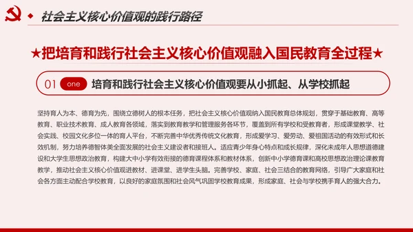 社会主义核心价值观宣讲主题教育微党课PPT