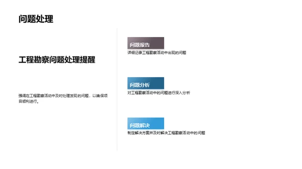 工程勘察：项目成功法宝