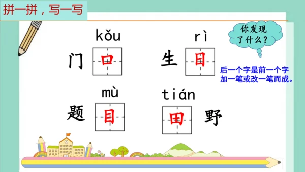 【新教材】统编版一上语文园地四（第二课时） 课件