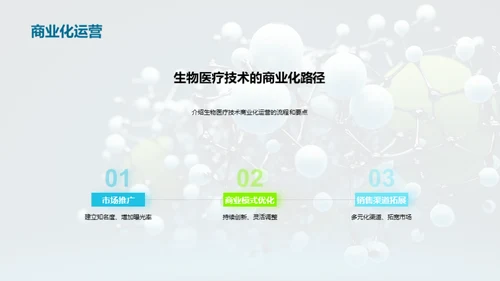 商务风生物医疗教学课件PPT模板