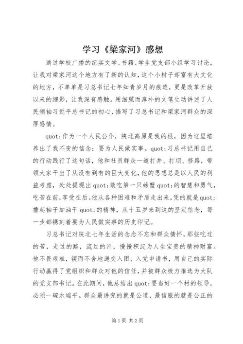 学习《梁家河》感想.docx