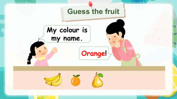 Unit 5 Do you like pears？ Part B Let's talk 课件(共33