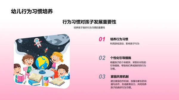 幼儿行为习惯培养