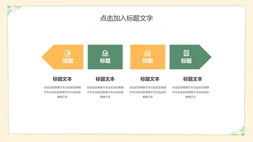 黄色小清新教育教学PPT模板