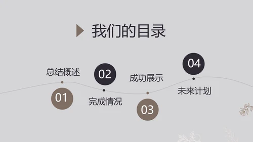 简约时尚室内装饰设计PPT动态模板
