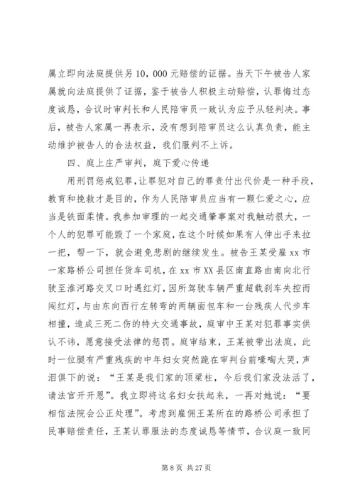 人民陪审员工作心得体会八篇.docx