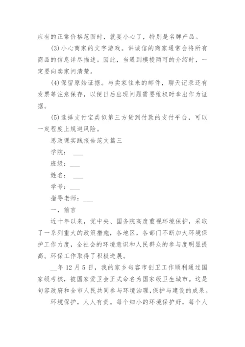 思政课社会实践报告范文5篇.docx