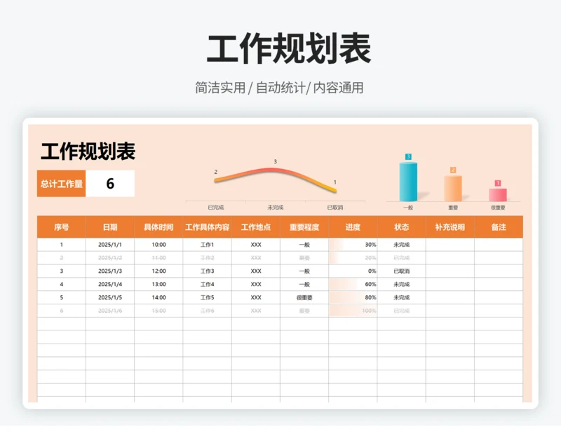 通用-工作规划表