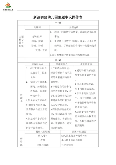 2022年主题审议(感官游乐园)公开课.docx
