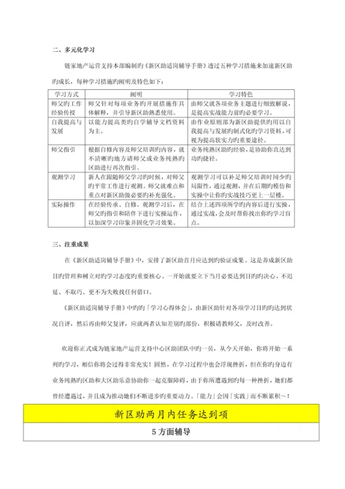 地产新区助适岗辅导标准手册.docx