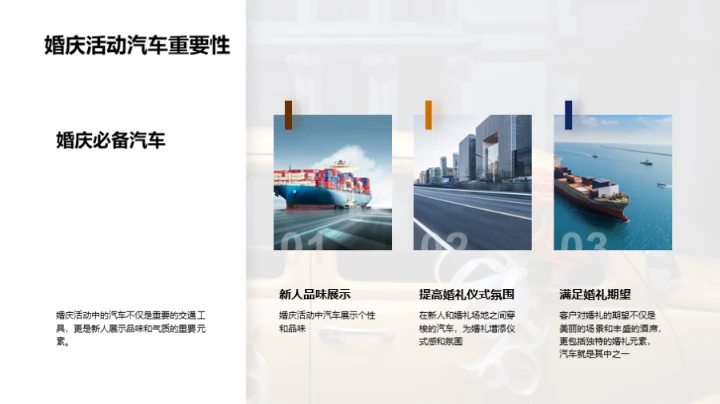 汽车租赁服务的婚庆应用