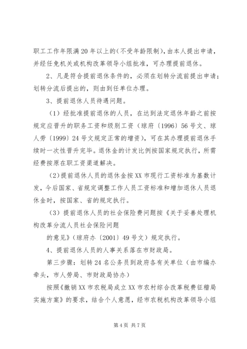 车辆购置税费改革人员财产业务划转移交工作方案[模版] (2).docx