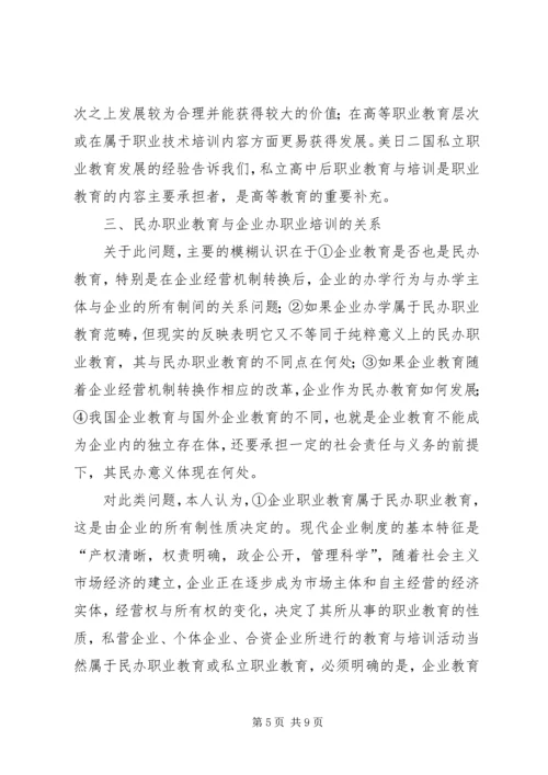 发展我国民办职业教育思考 (2).docx