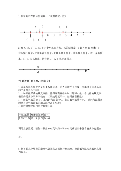 人教版六年级下册数学期末测试卷附答案（达标题）.docx