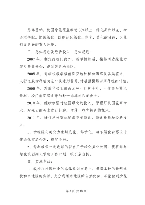 校园绿化规划方案.docx