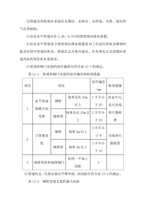 改造水暖综合施工专题方案.docx