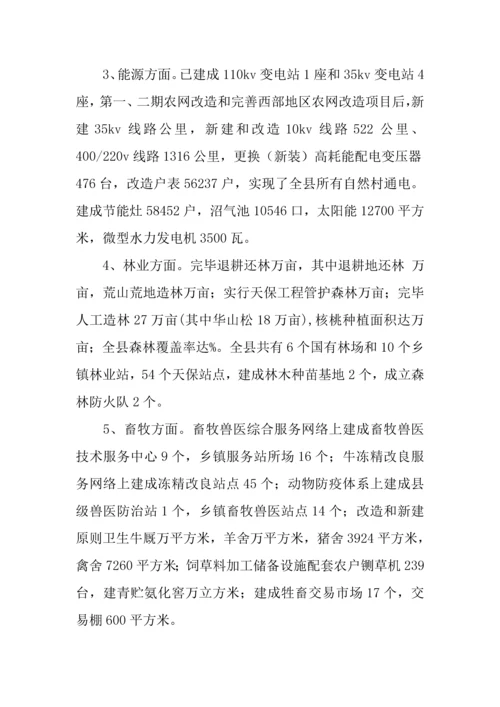 农村基础设施建设基本情况调研报告.docx