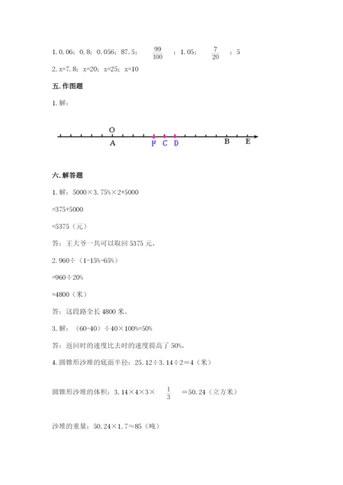 小升初数学期末测试卷附完整答案【名校卷】.docx