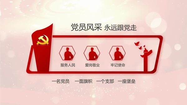 红色大气选举换届大会工作总结汇报计划PPT