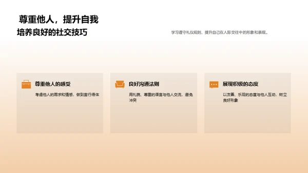 礼仪塑造品格