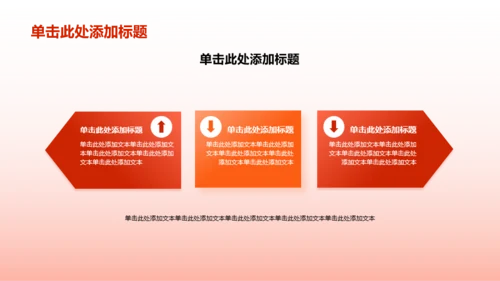 红色渐变强化学习PPT模板