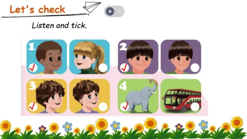 Unit 1 How tall are you  Part C story time