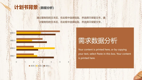 实景简约烘焙行业项目计划书PPT模板