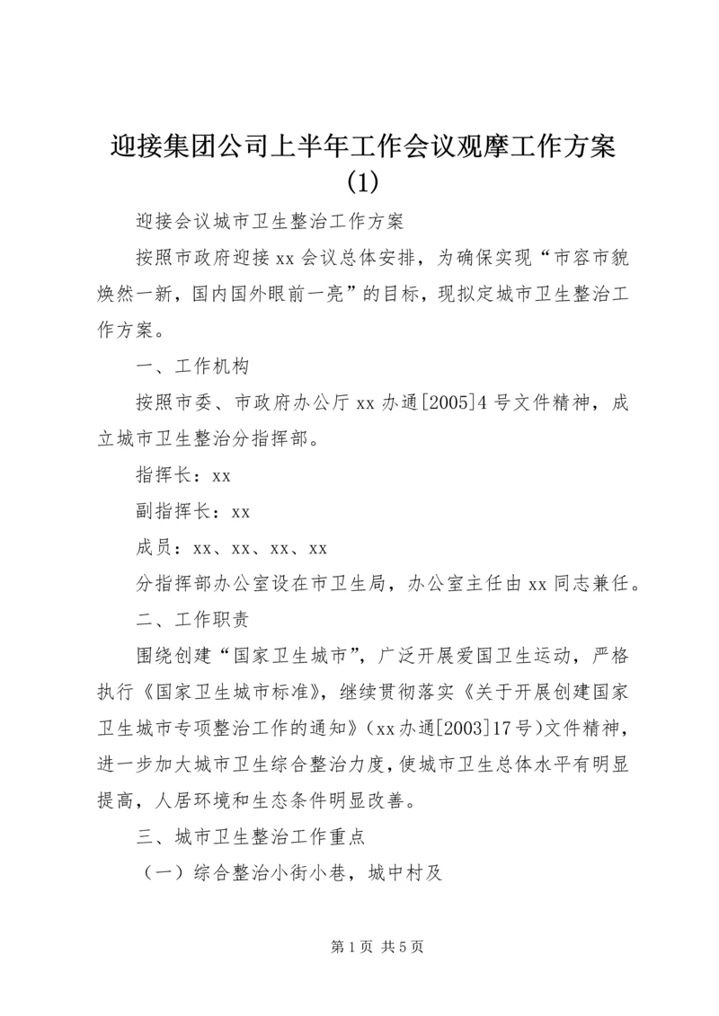 迎接集团公司上半年工作会议观摩工作方案(5).docx