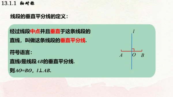 人教版数学八年级上册13.1.1  轴对称课件（共29张PPT）