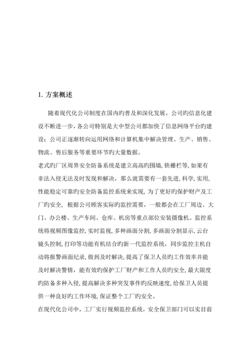 工厂监控系统专题方案.docx