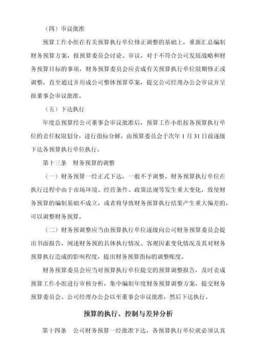 股份有限公司预算管理办法.docx