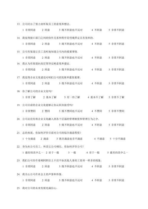 公司管理调查问卷.docx