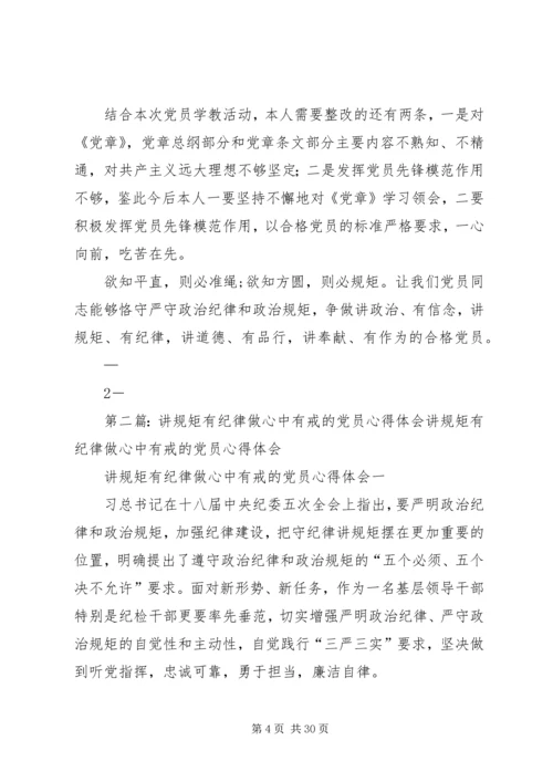 讲规矩、有纪律,做心中有戒的合格党员副本.docx
