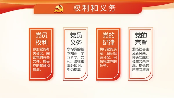 红色党建党政党支部工作总结汇报PPT