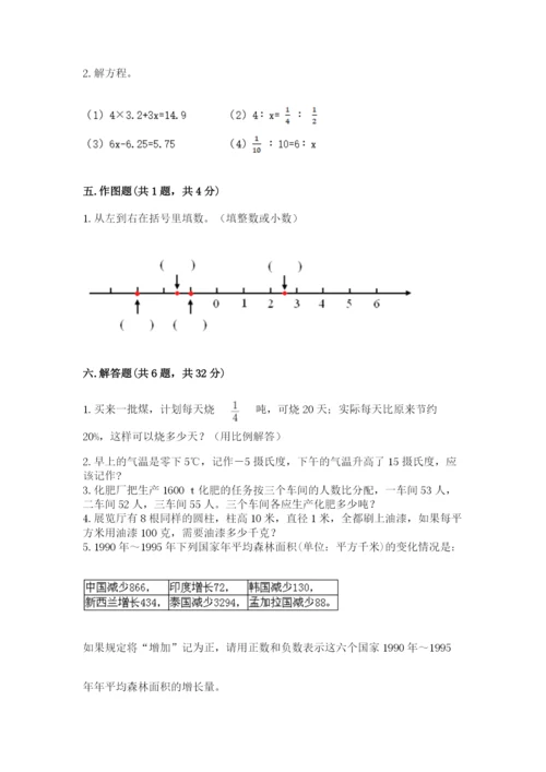 小升初数学期末测试卷附参考答案【满分必刷】.docx