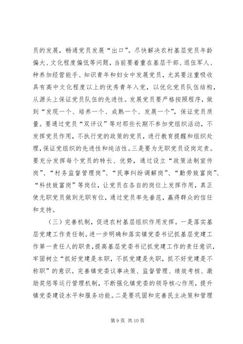 关于农村基层组织建设的调查与思考 (2).docx