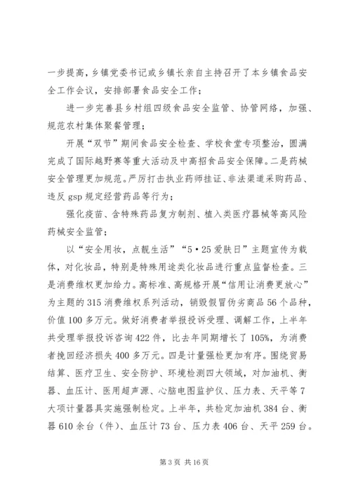 市场监督管理局局长在全县市场监管工作座谈会上的讲话稿 (2).docx