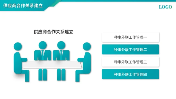 简约商务采购年终总结工作总结工作汇报ppt模板