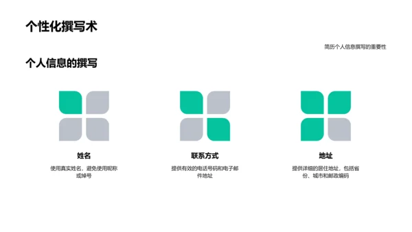 求职简历优化指南PPT模板