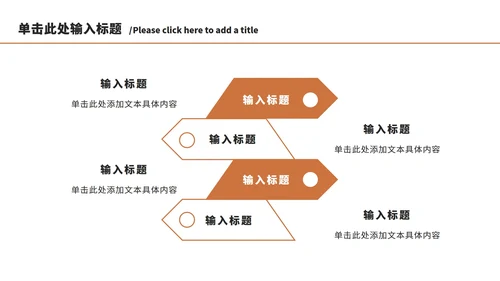 橘色工作汇报总结ppt模板