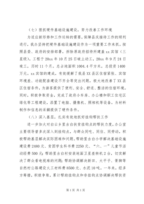 县人民政府办公室主任述职报告.docx