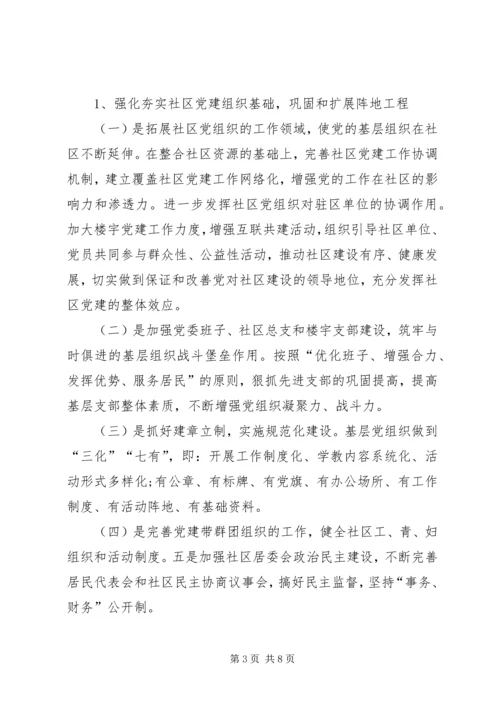 社区年工作总结及年工作规划.docx