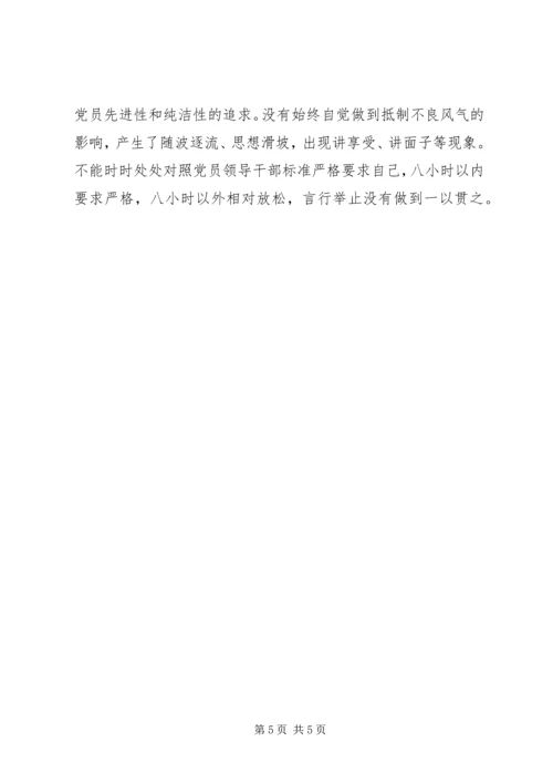 副县长严以律己研讨发言.docx