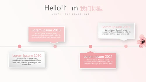 粉色唯美护士心得体会动态PPT
