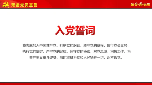 党员培训入党流程党支部党员发展培训PPT